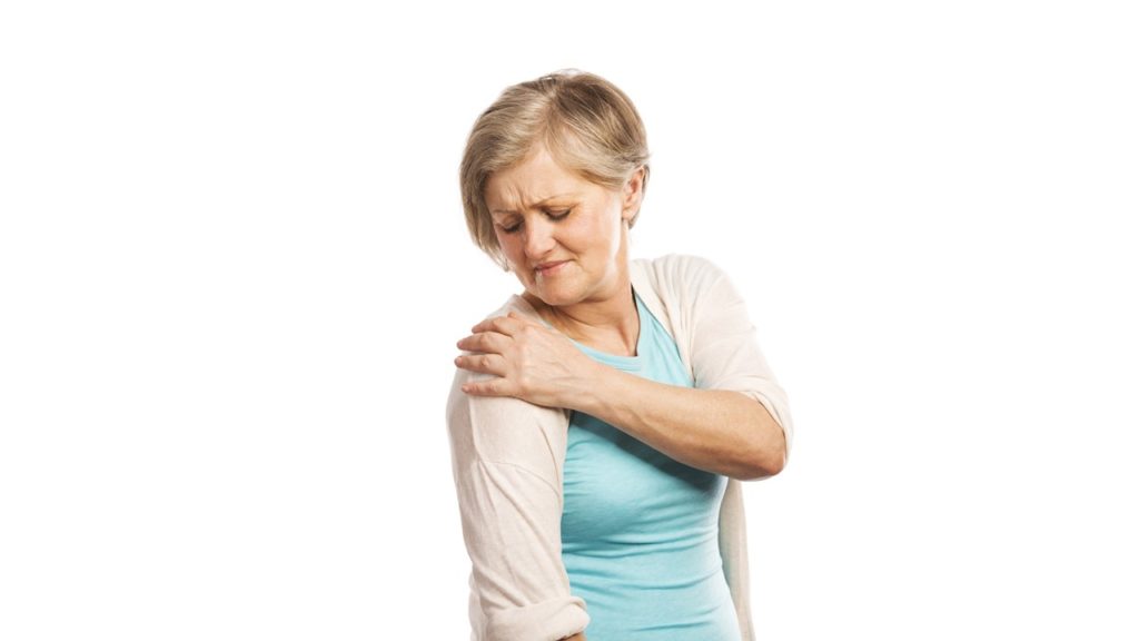 women with frozen shoulder